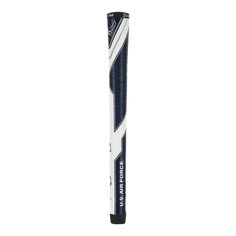 Super Stroke SuperStroke Military Traxion Tour Golf Club Grip, Air Force (Standard) | Improves Feedback and Tackiness | Reduces Taper to Minimize Grip Pressure | Polyurethane Outer Layer, Red/Gold/White (TS446153) - Image 3